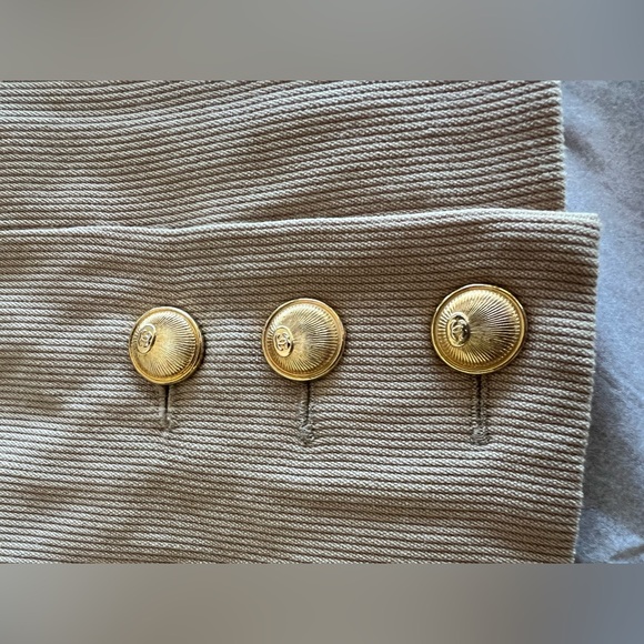 CHANEL Boutique Vintage Blazer & Skirt Set, Navy Blue - Picture 15 of 16